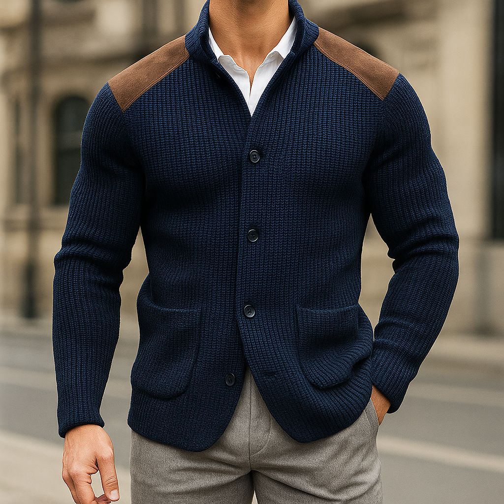 EDIZIONE CLASSICA | BLAZER IN MAGLIA TESTURIZZATA