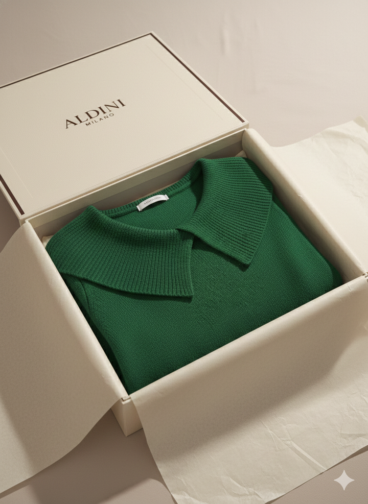 Lucia™ – Maglia Morbida Invernale con Colletto Elegante