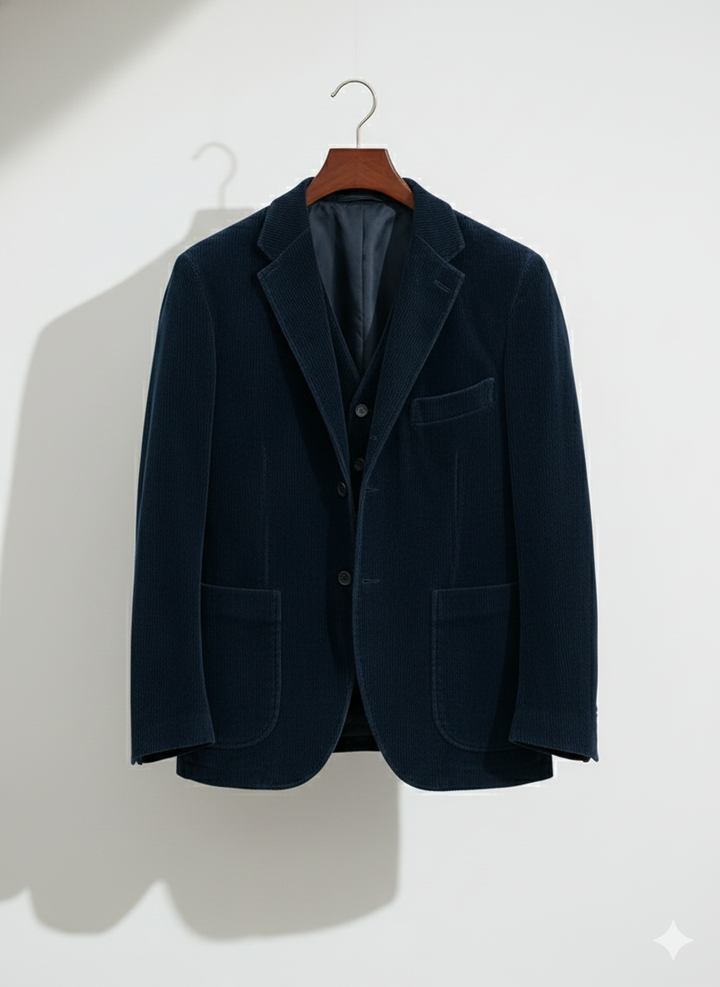 Tommy™ | Completo 2 pezzi: Blazer e Gilet in Velluto