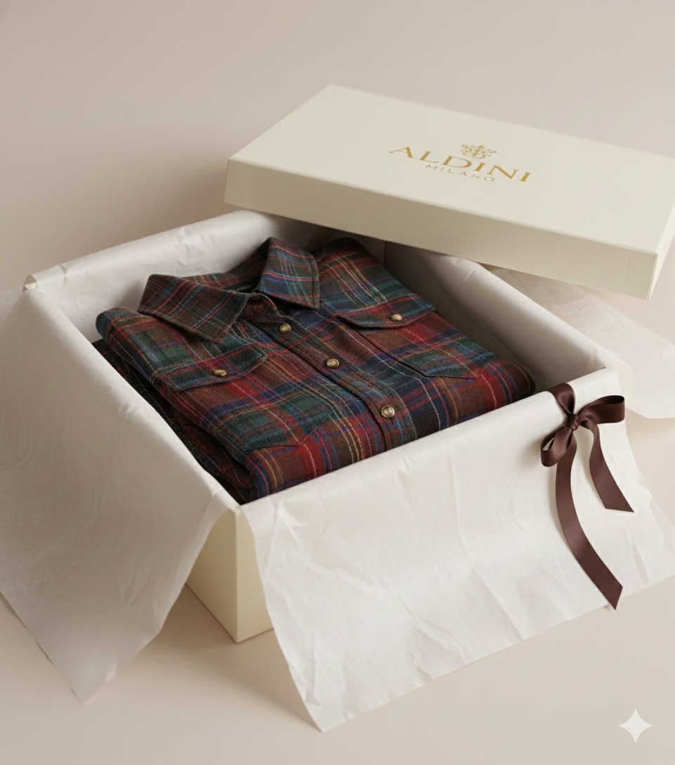 Giulia™ – Abito Camicia Maxi Elegante a Quadri