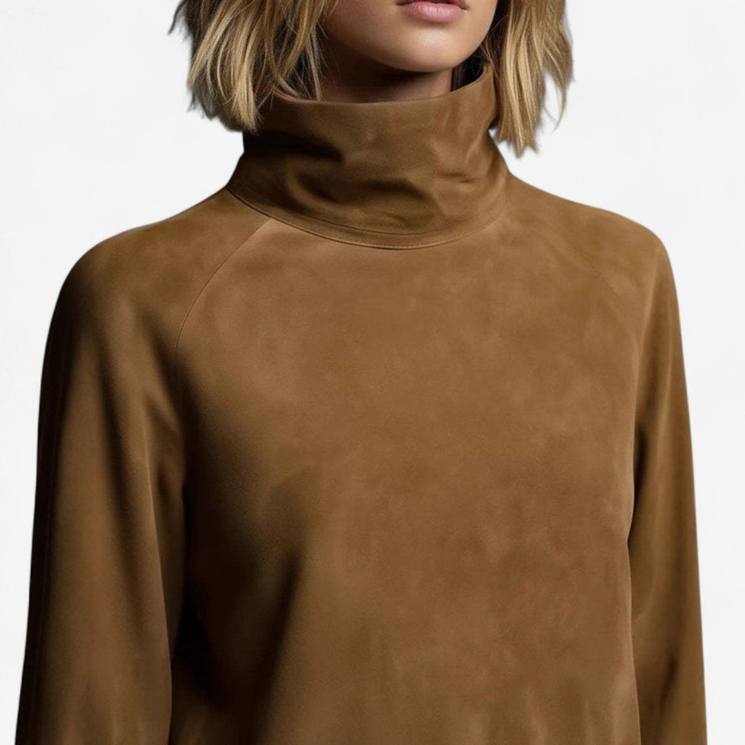 TANIA™|ABITO MINI A COLLO ALTO