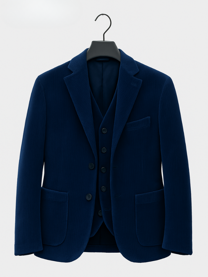 Tommy™ | Completo 2 pezzi: Blazer e Gilet in Velluto