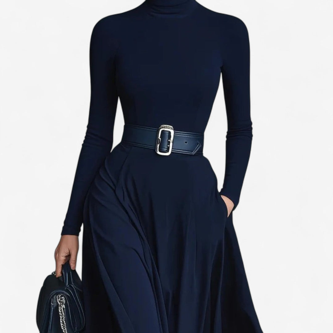 YVELISE™|ABITO MAXI A COLLO ALTO