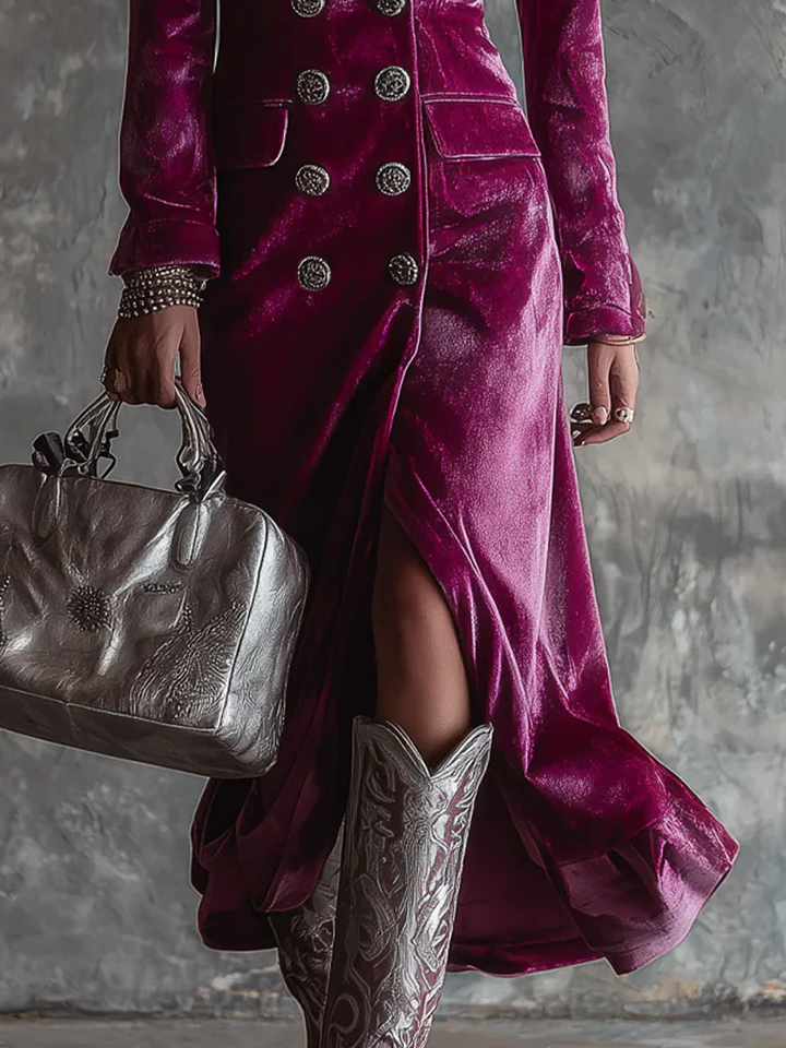 Victoria | Abito Blazer in Velluto