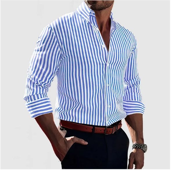 GIORGIO™|CAMICIA ELEGANTE A RIGHE